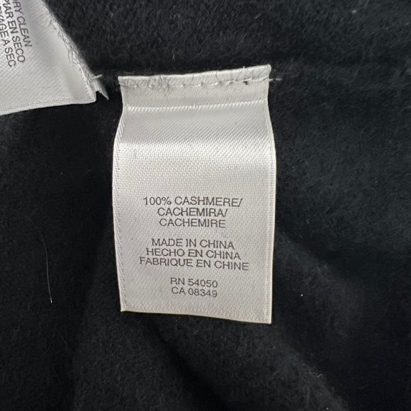 Jones New York Women's Long Sleeve Black Front Wrap V-Neck Sweater Size M - Picture 7 of 11